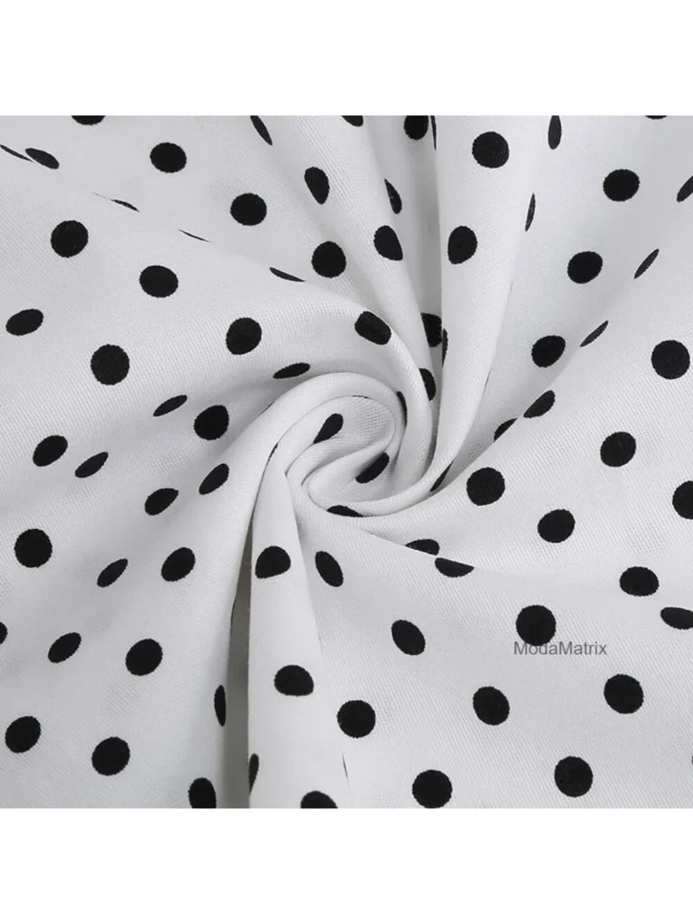 Vintage 1950s Polka Dot Swing Dress Girls Retro Rockabilly Audrey Hepburn Style